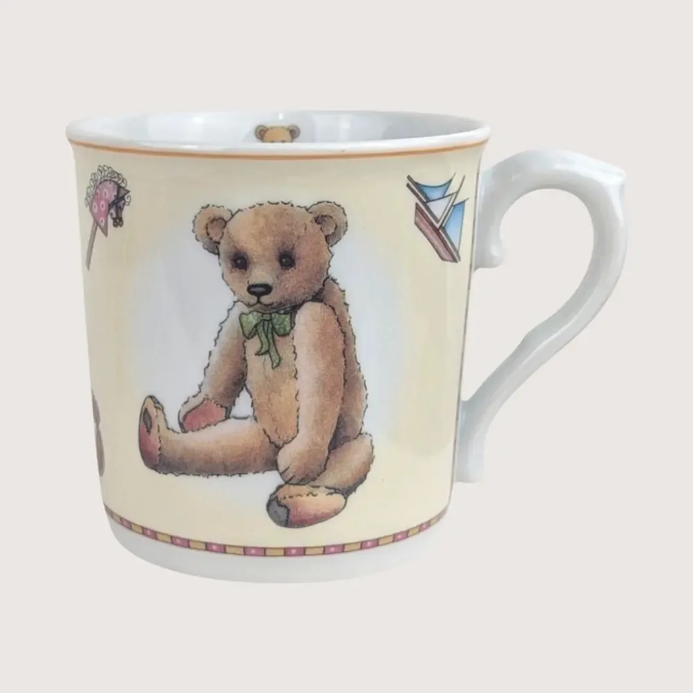 Vintage Royal Worcester Days of the Week 3 Piece Child's Porcelain Set